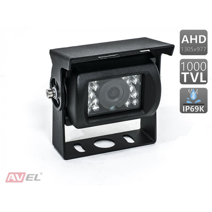 камера заднего / переднего вида ahd avs407cpr с автоматической ик-подсветкой