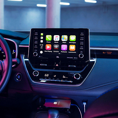 мультимедийный carplay / android auto интерфейс inventcar для toyota touch with go.  N3