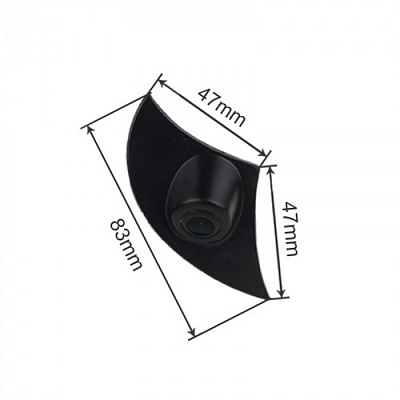 камера переднего вида в значок для автомобилей toyota (лепесток).  N3
