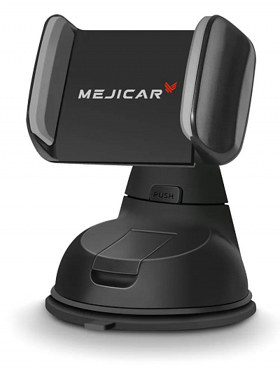 держатель для телефона автомобильный mejicar su02 black на приборную панель / лобовое стекло