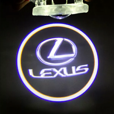 плафон с проекцией в двери для lexus (2 шт).  N3
